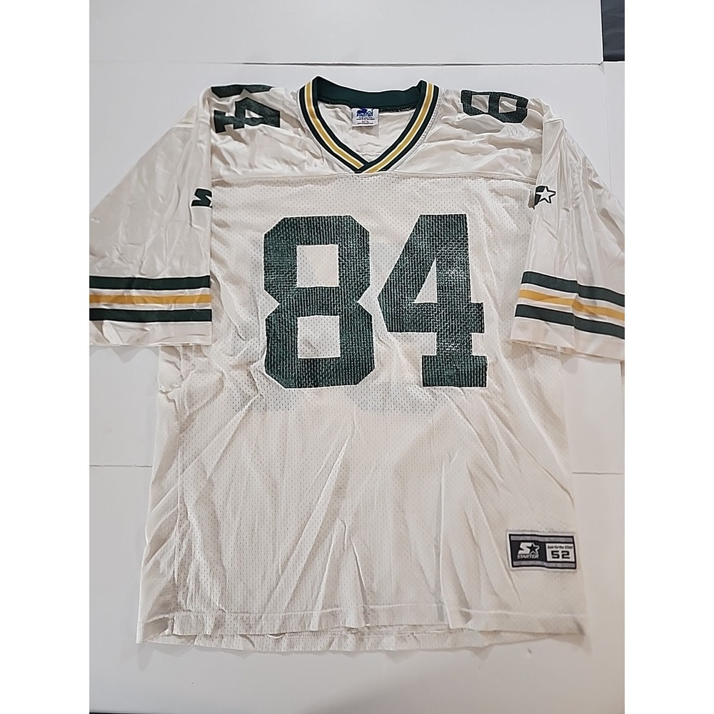 Bill Schroeder Green Bay Packers Starter‎ NFL Football Jersey 52 Vintage White